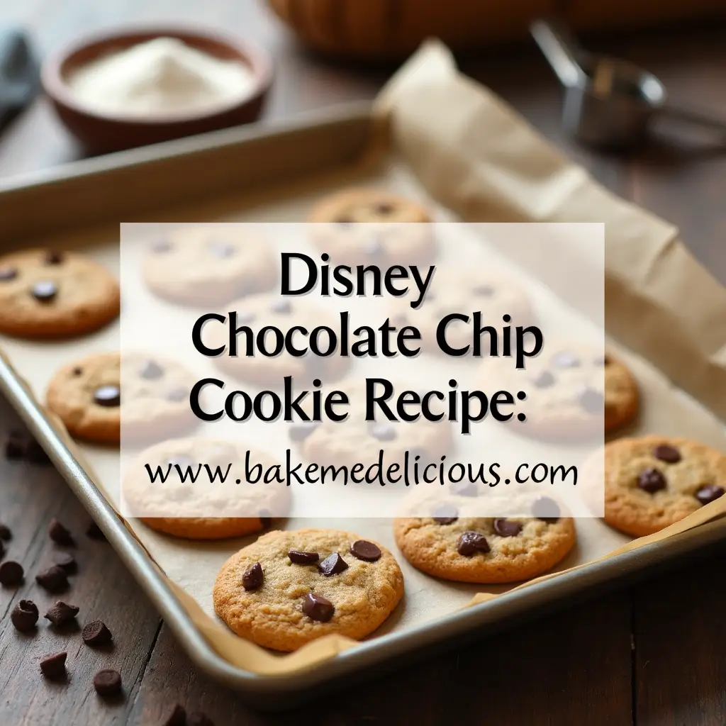 Disney Chocolate Chip Cookies