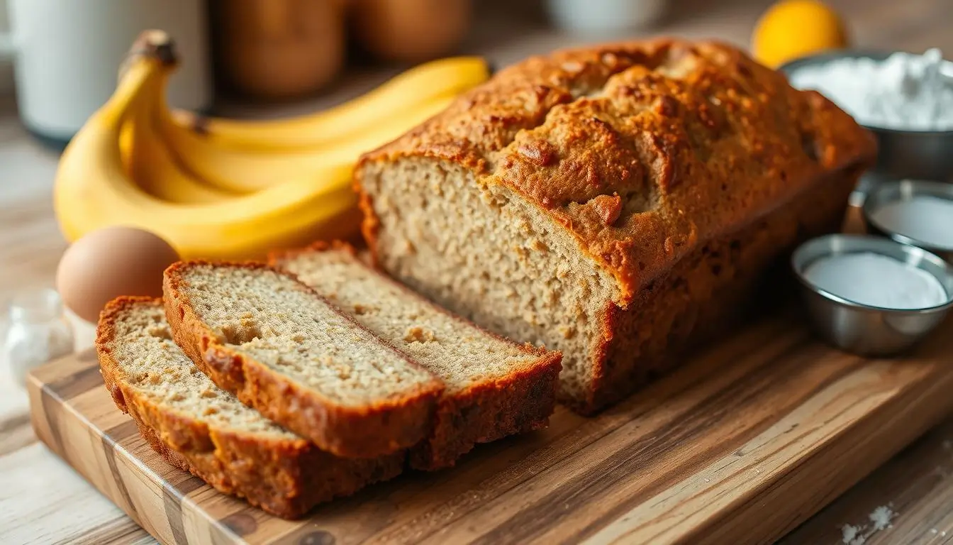 4 ingredient banana bread