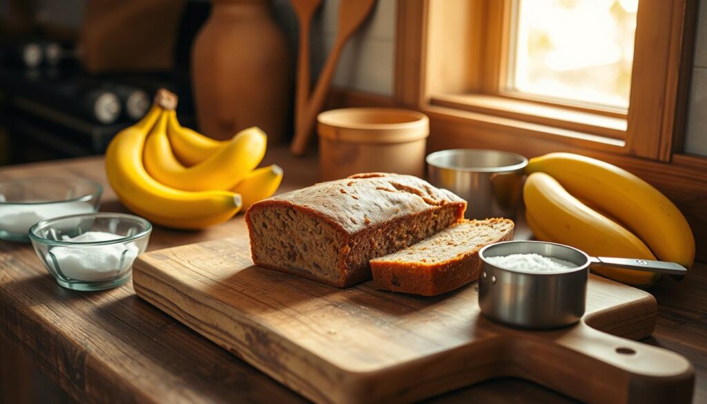 4 ingredient banana bread