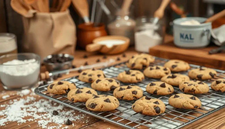 Ingredients for small batch chocolate chip cookies recipe