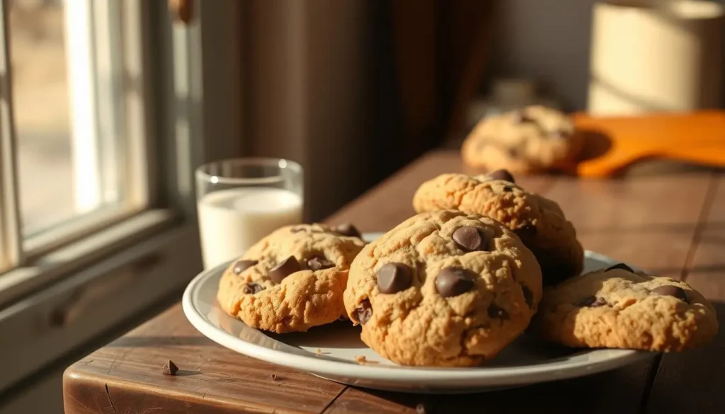 Ingredients for small batch chocolate chip cookies recipe