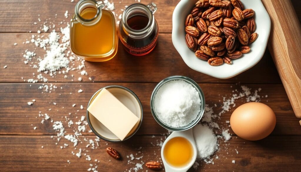 key ingredients for pecan pie